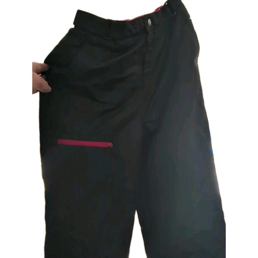 Swiss Tech Youth Size Large 10/12 Snowboard Ski Winter Snow Pants Black T6#826